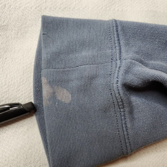 Vintage Woman's Nike Sweatshirt Sz. XL Blue Spell Out Logo Front LS 100% Cotton - Picture 8 of 10